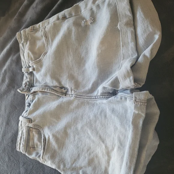 I&M Light Blue Denim Jean Shorts - Picture 2 of 8